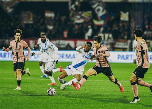 I Auxerre gegen Paris Saint-Germain