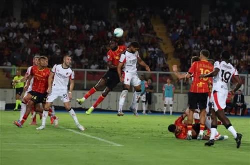 Lecce gegen AC Mailand