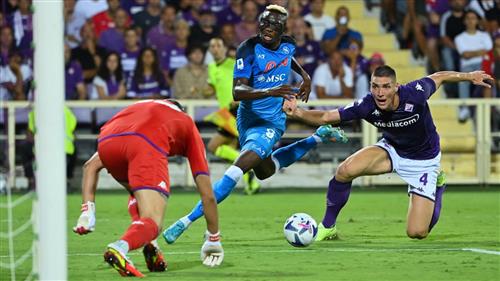 Neapel gegen Fiorentina
