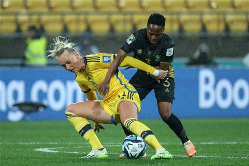 Historisches Ergebnis der schwedischen Frauenfußballmannschaft vs. der südafrikanischen Frauenfußballmannschaft