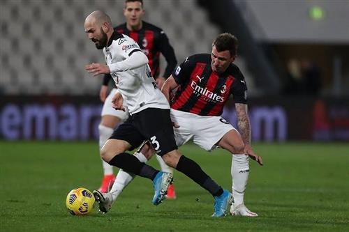 Spezia gegen AC Mailand