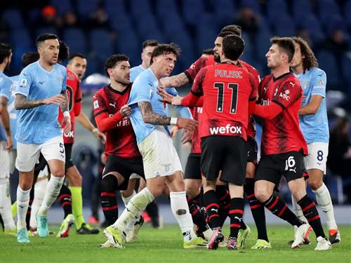 Lazio Rom gegen AC Mailand
