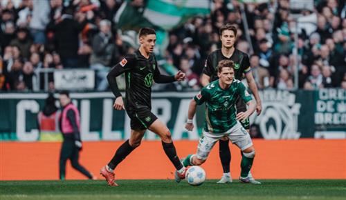 Werder Bremen gegen Wolfsburg