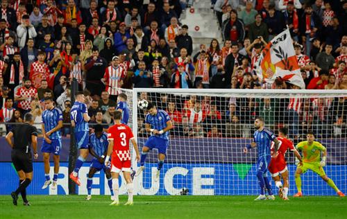 Girona gegen Bratislava Slovan