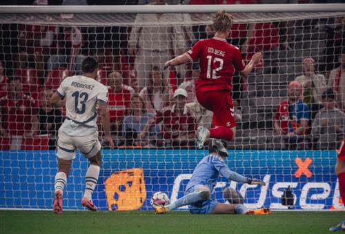 Dänemark gegen die Schweiz