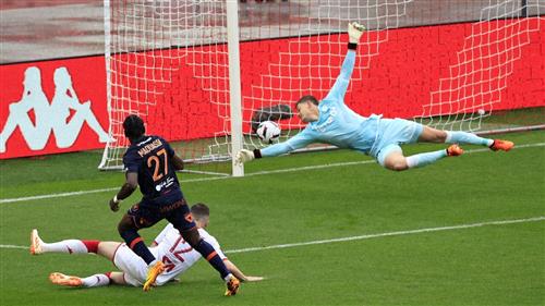 Monaco gegen Montpellier