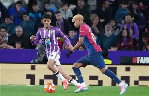 Real Valladolid gegen Barcelona