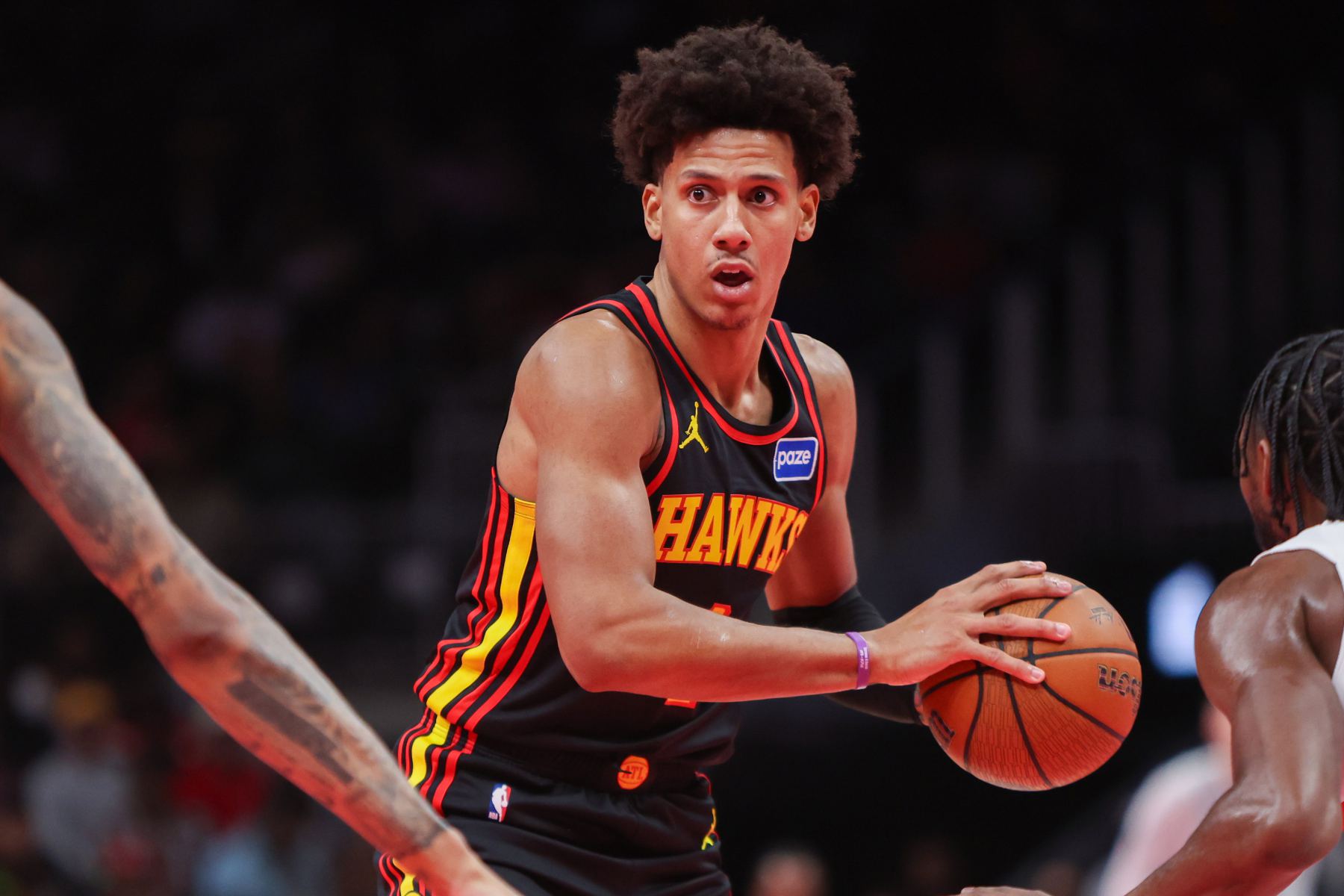 Effizient und vielseitig! Jaylen Johnson erzielte 18 Punkte bei 7 von 8 Schüssen, 5 Rebounds und 5 Assists.