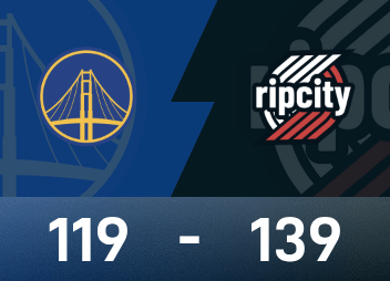 NBA-Spielbericht: Yang Hansen 2 Punkte, 1 Rebound und 2 Blocks, Trail Blazers 139-119 Warriors