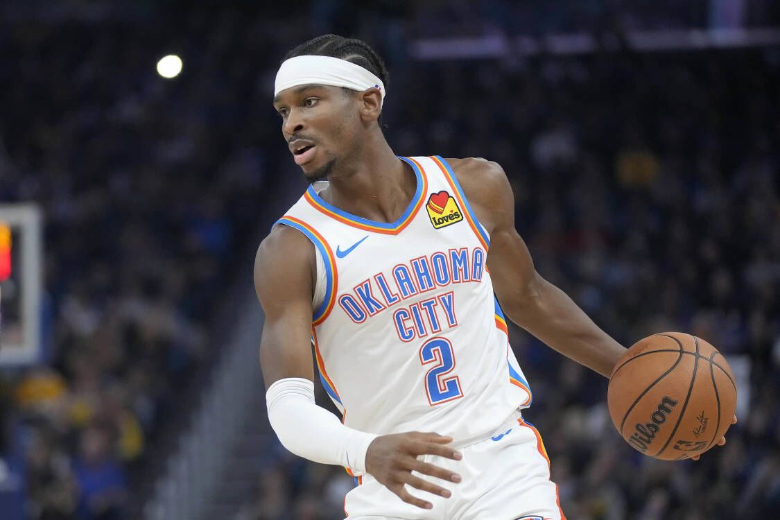 Alexander hat in drei Vierteln 30+10 erzielt und die Thunder führen die Lakers mit 100-64