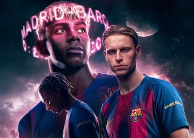Das Highlight heute Abend! Barcelona veröffentlicht offiziell das El Clasico-Plakat: Yamal und De Jong erscheinen