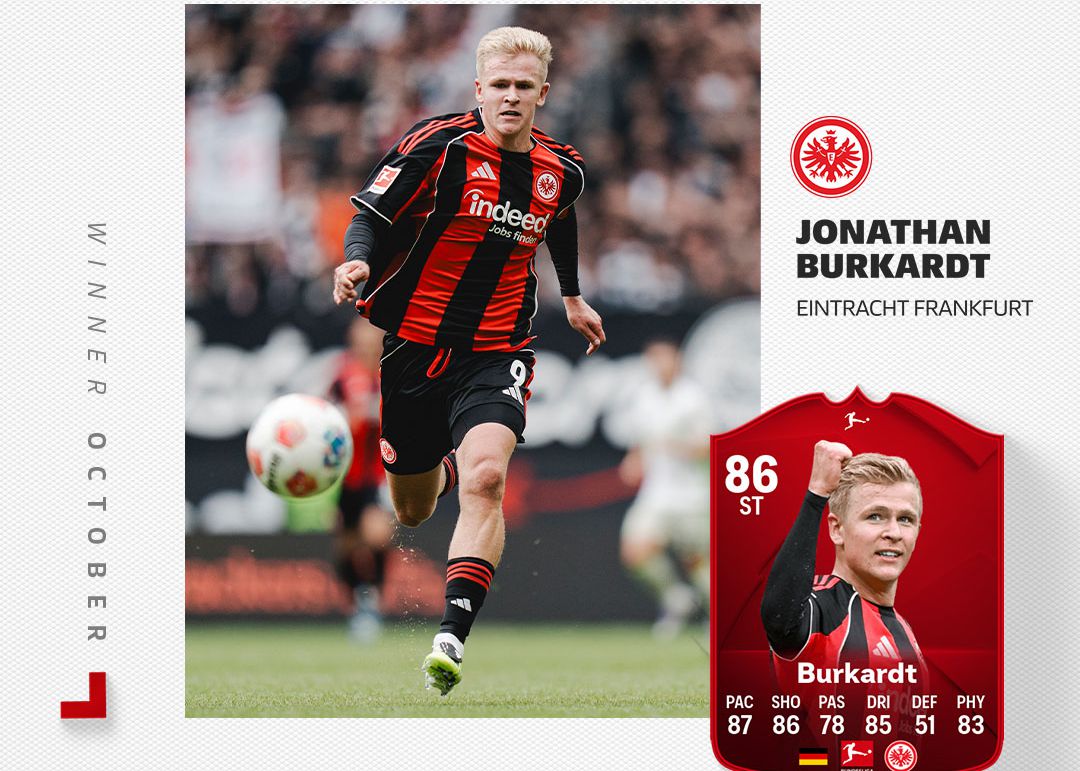 Dias und Olise besiegen, offiziell: Burkett wurde zum Bundesliga-Spieler des Monats Oktober gewählt
