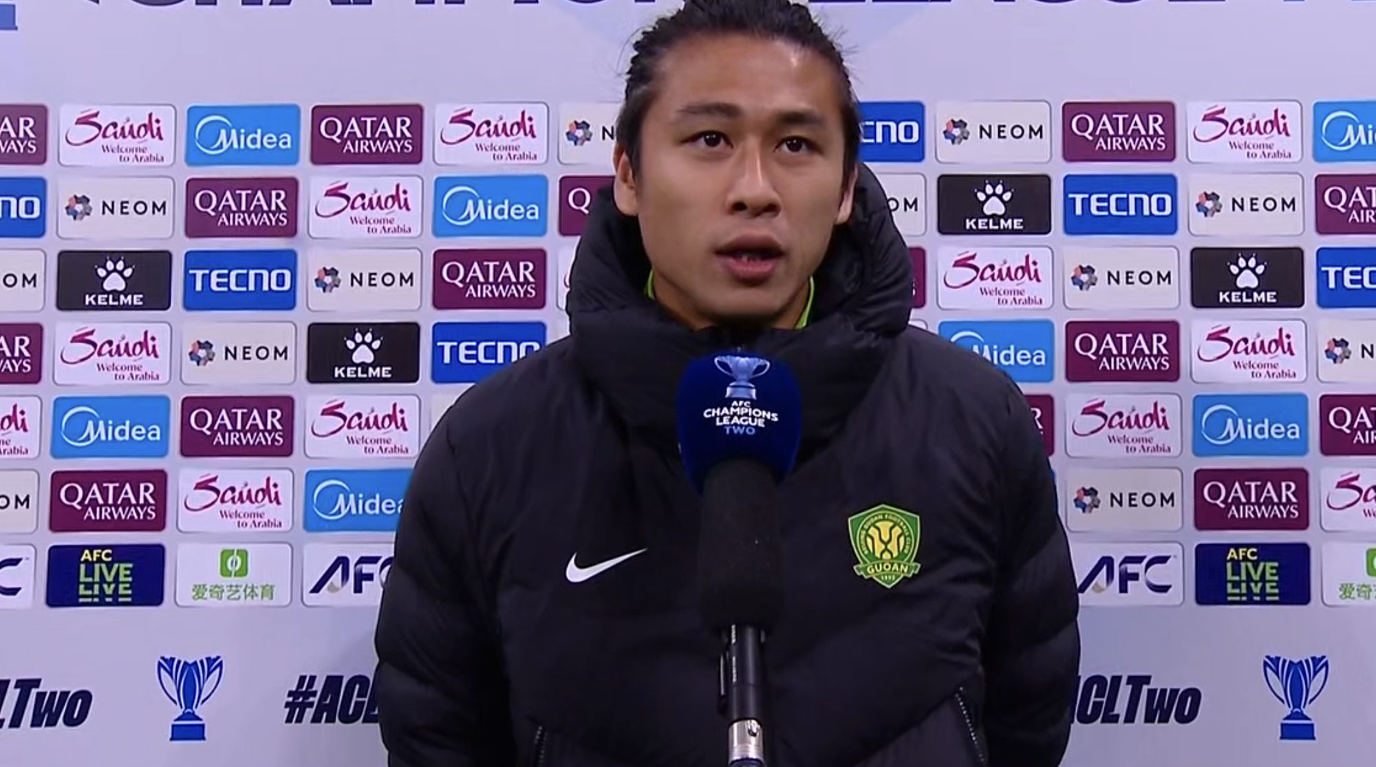 Zhang Yuning: Es ist erfreulich, dass Guoan in diesem Spiel kein Gegentor kassiert hat. Die AFC Champions League hat sich für die Zielgruppe qualifiziert.