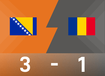 WM-Vorbericht: Tabakovic siegt, Bosnien und Herzegowina besiegt Rumänien mit zehn Spielern mit 3:1